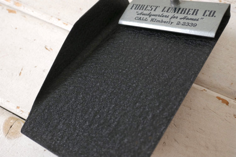 FOREST LUMBER CO インダストリアル メタル製 アドバタイジング ヴィンテージ  メモパッド フォンパッド USA