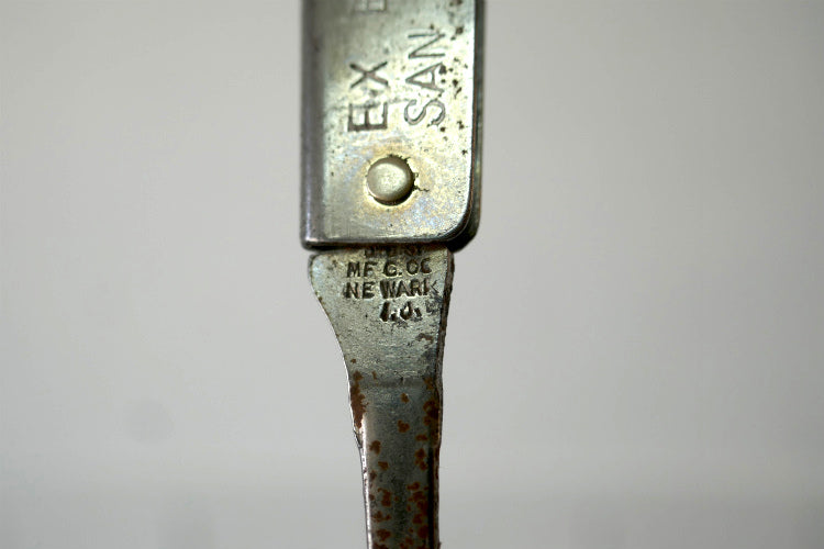EX E LINTHICUM  SAN LEANDRO CAL サンレアンドロ カリフォルニア ノベルティ 販促品 ヴィンテージ ボタンフック USA ブーツフック