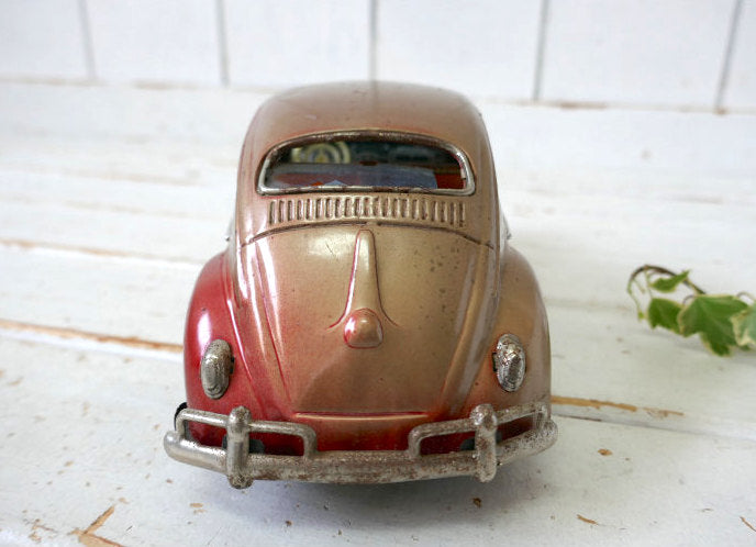 1960's バンダイ VOLKSWAGEN フォルクスワーゲン 空冷 ビートル  ラグトップ ヴィンテージ ブリキカー ブリキ自動車