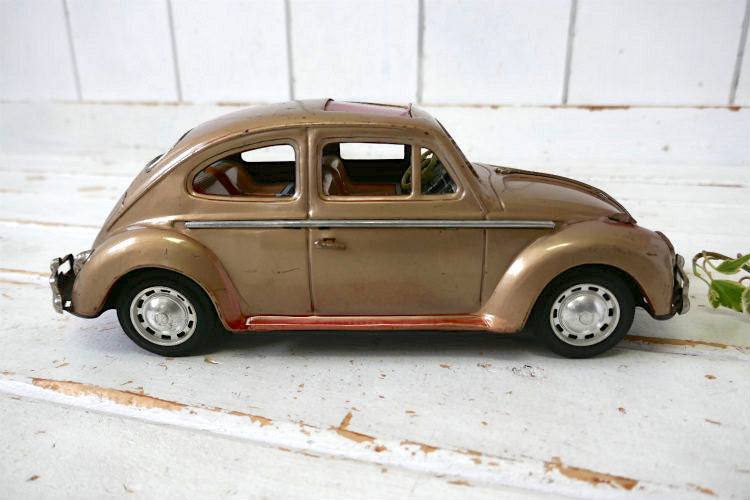 1960's バンダイ VOLKSWAGEN フォルクスワーゲン 空冷 ビートル  ラグトップ ヴィンテージ ブリキカー ブリキ自動車