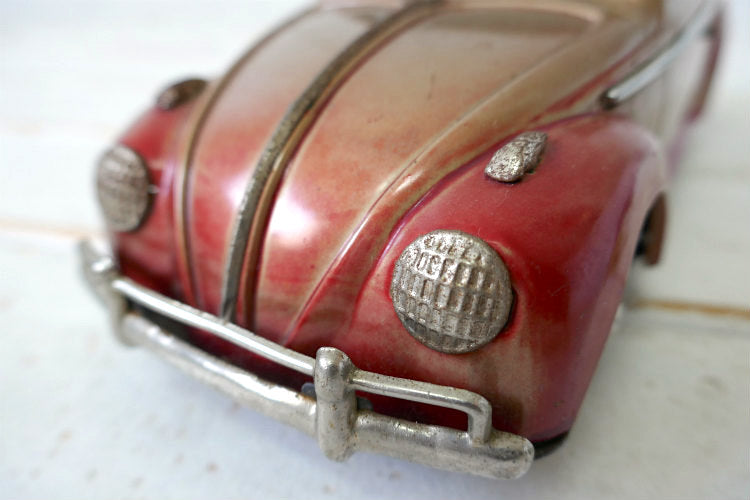1960's バンダイ VOLKSWAGEN フォルクスワーゲン 空冷 ビートル  ラグトップ ヴィンテージ ブリキカー ブリキ自動車