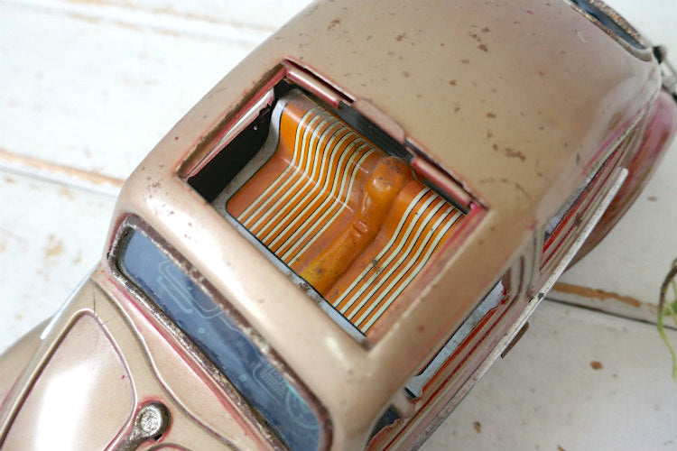 1960's バンダイ VOLKSWAGEN フォルクスワーゲン 空冷 ビートル  ラグトップ ヴィンテージ ブリキカー ブリキ自動車