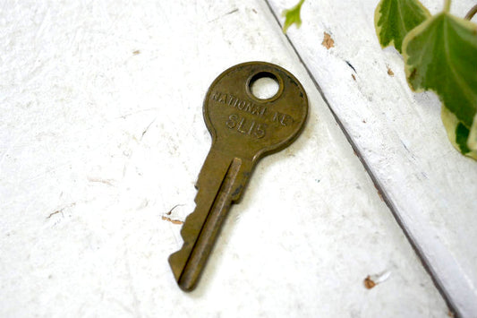 NATIONAL KEY SL15 ヴィンテージ COLE NATIONAL USA 真鍮 古鍵 KEY OLD鍵 キー