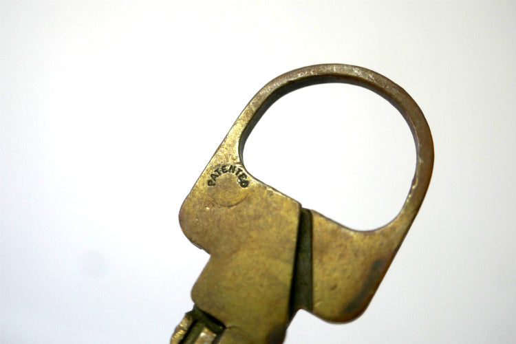 PATENTED 特殊な鍵 OLD オールドキー KEY ヴィンテージ 真鍮　古鍵　USA