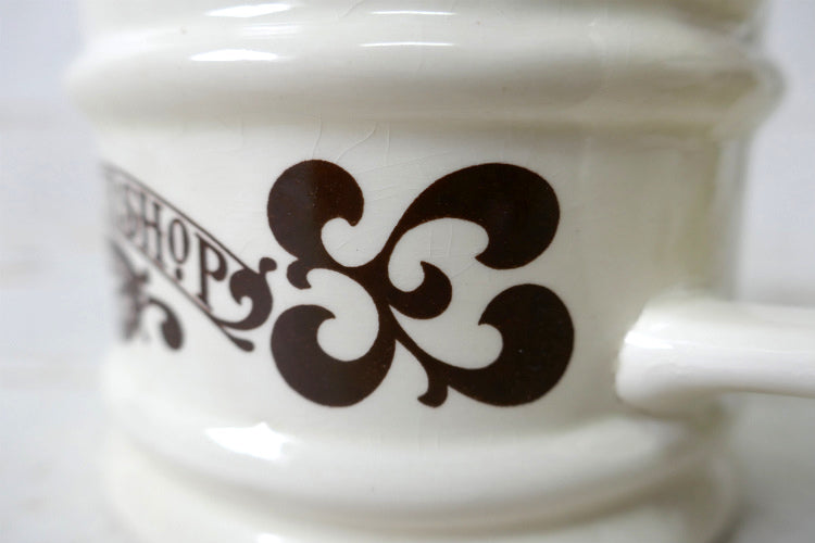 BARBER SHOP セラミック製 OLDFASHIONED LUXURY  ヴィンテージ 1960~1970 シェービングカップ 陶器製 USA