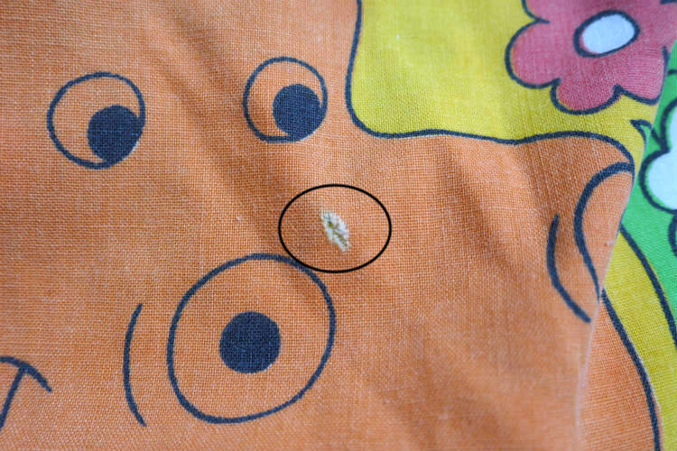 CANNON社 動物 アニマル ジャングル柄 70's ヴィンテージ ユーズドシーツ(ボックスタイプ) USA