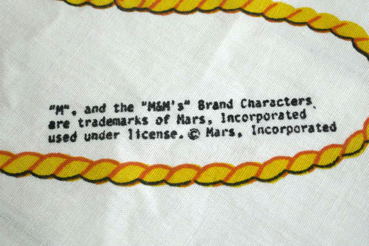 M&M's エムアンドエムズ チョコレート ウエスタン カウボーイ 70's ヴィンテージ カーテン 生地 ファブリック リメイク USA