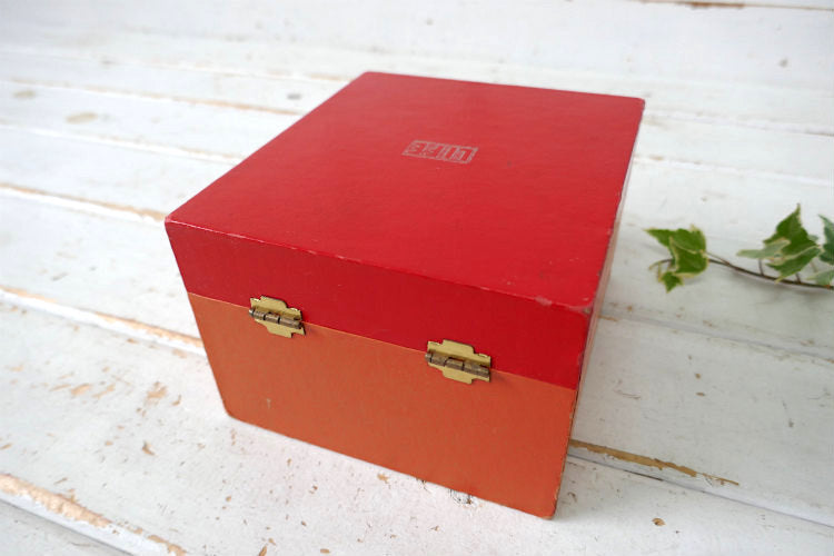 LIFE ライフ タイムライフ社 レシピカード入り 木製 50's ヴィンテージ レシピボックス ケース USA キッチン雑貨