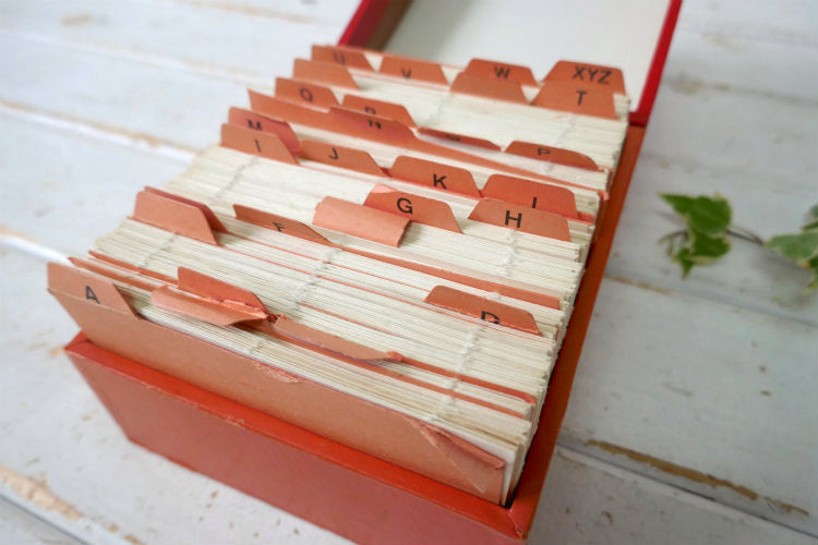 LIFE ライフ タイムライフ社 レシピカード入り 木製 50's ヴィンテージ レシピボックス ケース USA キッチン雑貨