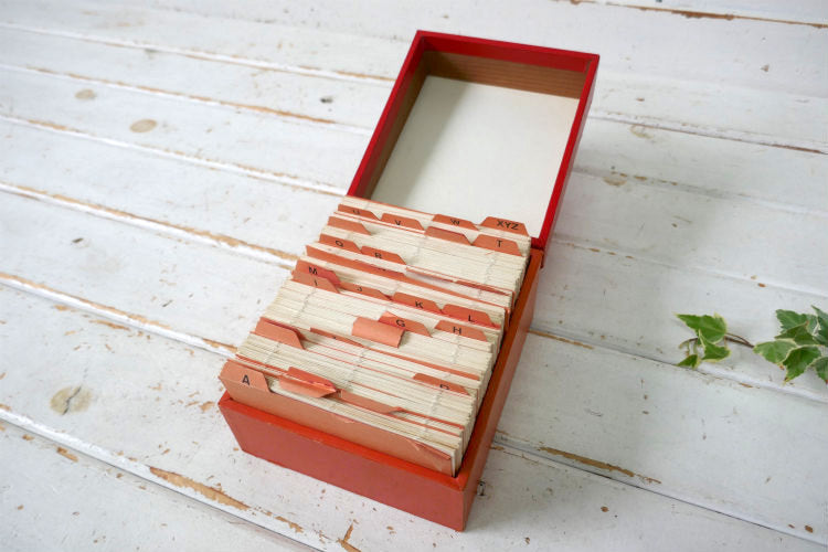 LIFE ライフ タイムライフ社 レシピカード入り 木製 50's ヴィンテージ レシピボックス ケース USA キッチン雑貨