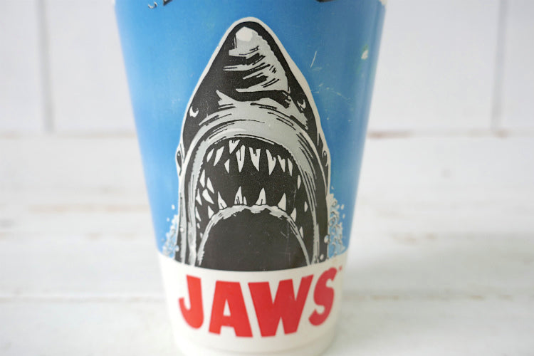 JAWS ジョーズ 映画 1975年 当時モノ ヴィンテージ プロモーション カップ コップ タンブラー プラコップ USA