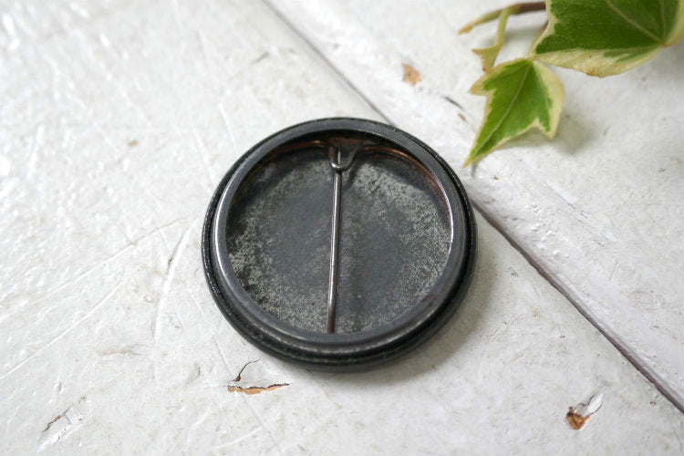 スカル District EOM 骸骨 ヴィンテージ  ドクロ 缶バッジ USA ファッション アクセサリー