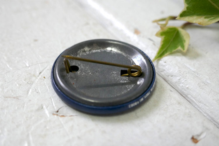 1980年代  F ヴィンテージ イニシャル  缶バッジ USA ファッション アクセサリー テキサス州 オースティン