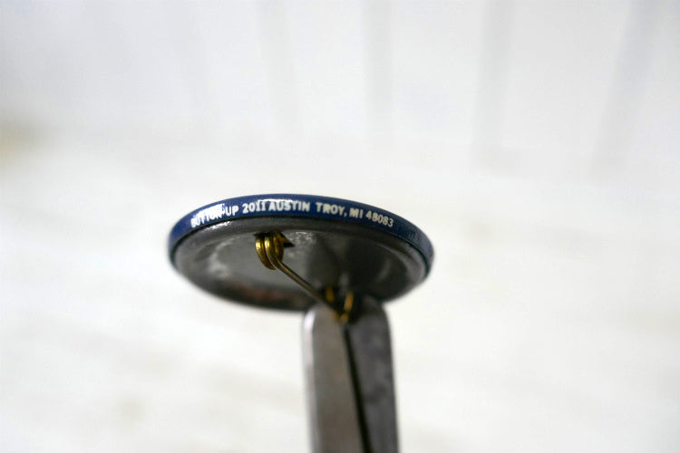 1980年代  F ヴィンテージ イニシャル  缶バッジ USA ファッション アクセサリー テキサス州 オースティン