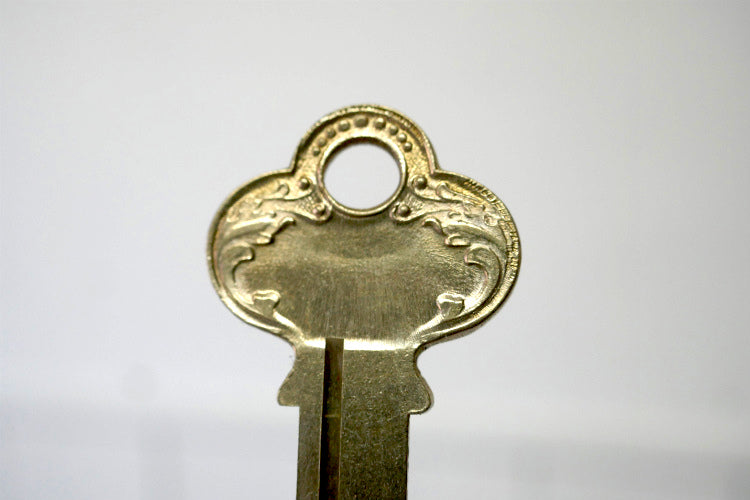 お洒落な模様 P&F CORBIN NEW BRITAIN CT  アンティーク OLD ブランク キー Key 鍵 USA