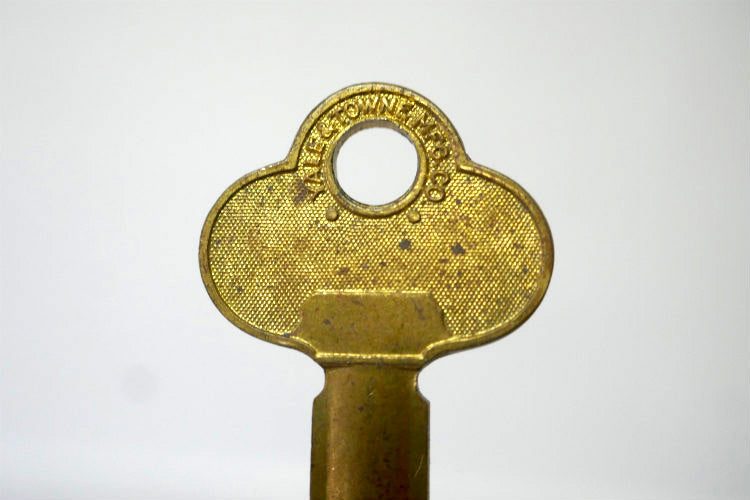 YALE&TOWNE アンティーク＆ヴィンテージ  真鍮製 ブランク キー OLD Key 鍵 MADE IN USA