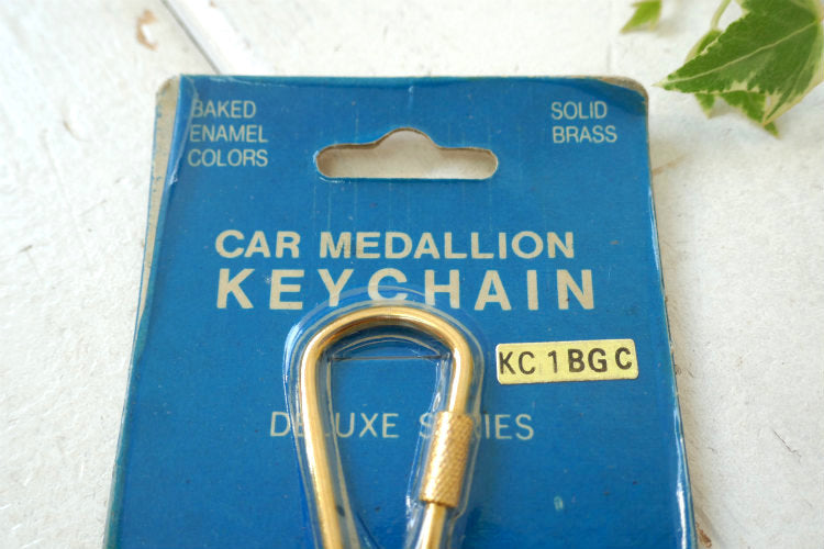 MERCEDES BENZ メルセデス ベンツ 自動車 メダリオン 真鍮製 デッドストック ヴィンテージ キーホルダー キーチェーン USA