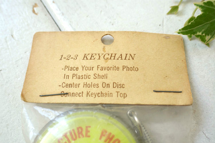 Golden Shell Enterprises Calif 写真 フォトフレーム デッドストック ヴィンテージ キーホルダー キーチェーンUSA