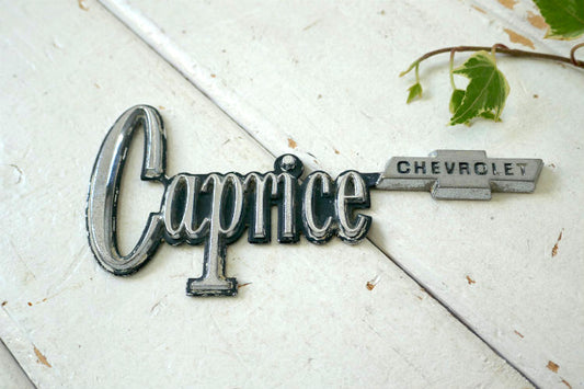 CHEVROLET シボレー Caprice カプリス アメ車 クロム製 ヴィンテージ エンブレム カーエンブレム USA