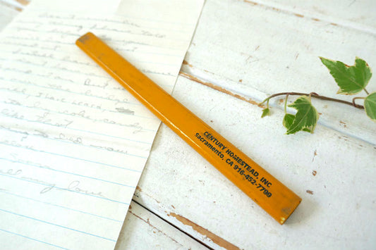 カリフォルニア サクラメント アドバタイジング ヴィンテージ カーペンターペンシル 大工 鉛筆 DIY USA