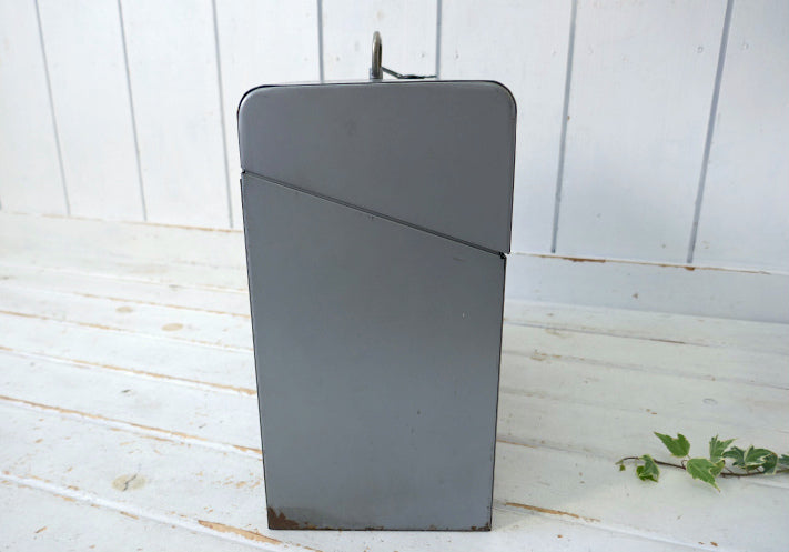 インダストリアル 鍵付き グレー スチール製 ヴィンテージ ファイルケース 書類ケース USA