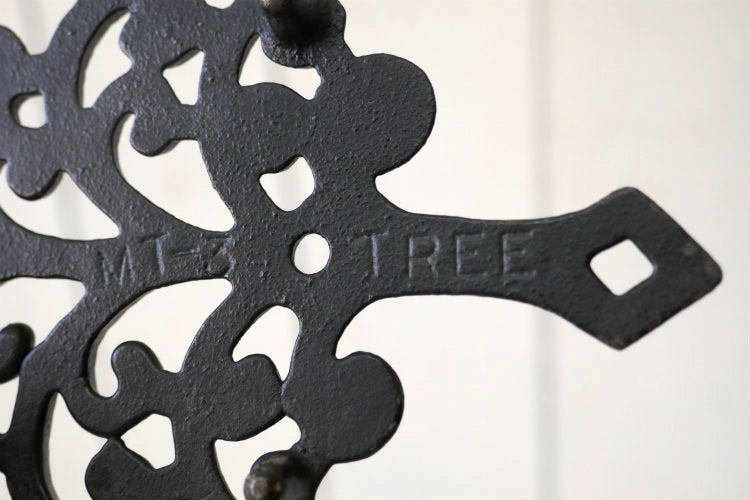 TREE 木 ツリー キャストアイアン製 ヴィンテージ 鍋しき 鍋敷き 1960' デッドストックトリベット ウォールデコ キッチン飾り USA