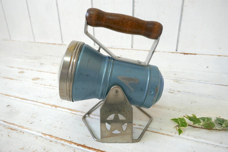 Star Headlight & Lantern Co 鉄道用 メタル製 50's ヴィンテージ 懐中電灯 ハンドライト USA 星