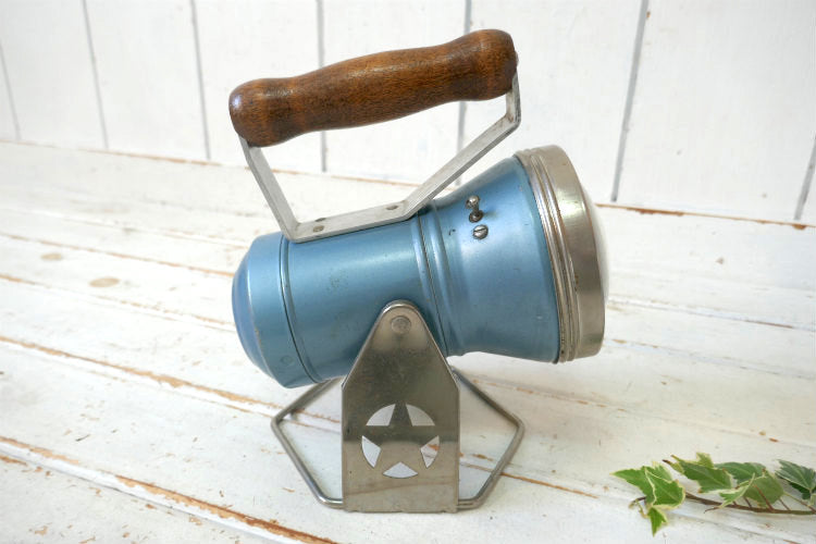 Star Headlight & Lantern Co 鉄道用 メタル製 50's ヴィンテージ 懐中電灯 ハンドライト USA 星