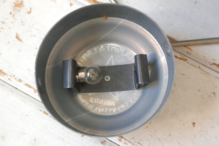 Star Headlight & Lantern Co 鉄道用 メタル製 50's ヴィンテージ 懐中電灯 ハンドライト USA 星
