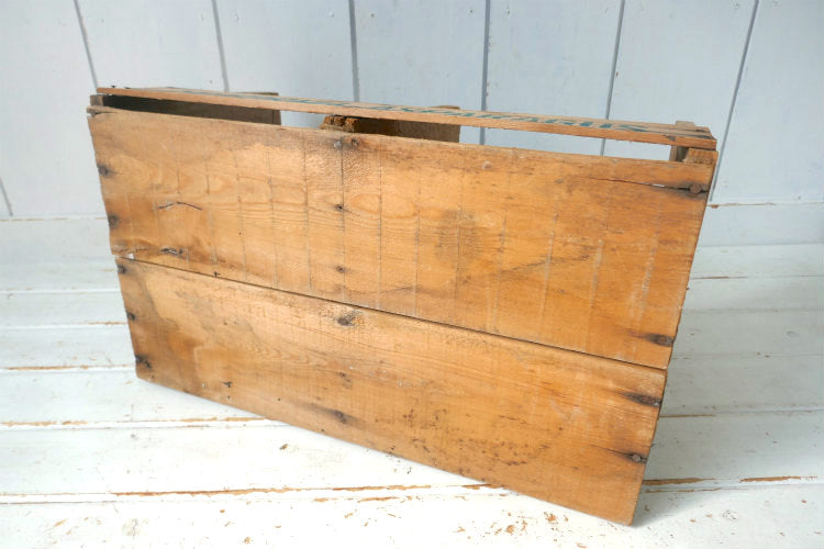 California Asparagus カリフォルニア アスパラガス 仕切り付き ヴィンテージ ウッドボックス 木箱 ベジタブルボックス USA