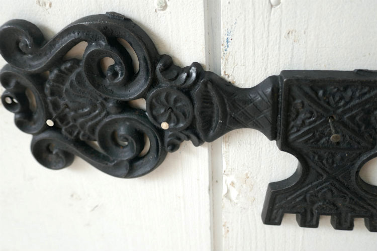 KEY レトロ 鍵型 キャストアイアン製 ヴィンテージ キーフック 鍵掛け ウォールデコ