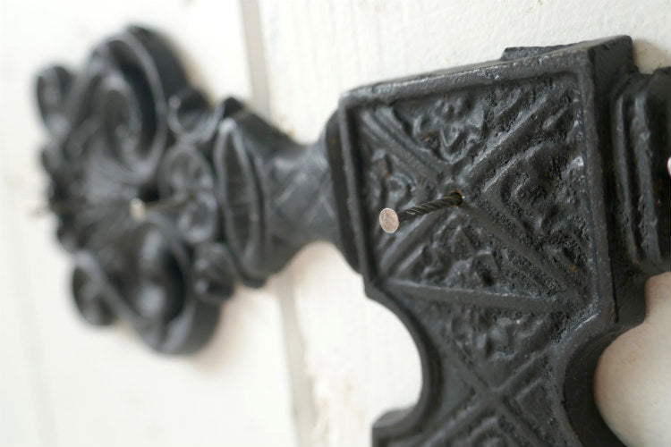 KEY レトロ 鍵型 キャストアイアン製 ヴィンテージ キーフック 鍵掛け ウォールデコ