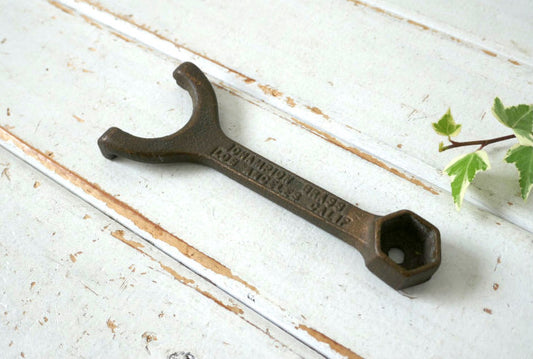 CHAMPION BRASS LOS ANGELES CALIF チャンピオン スプリンクラーヘッドレンチ ビンテージ 工具 真鍮製 USA