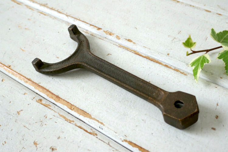 CHAMPION BRASS LOS ANGELES CALIF チャンピオン スプリンクラーヘッドレンチ ビンテージ 工具 真鍮製 USA