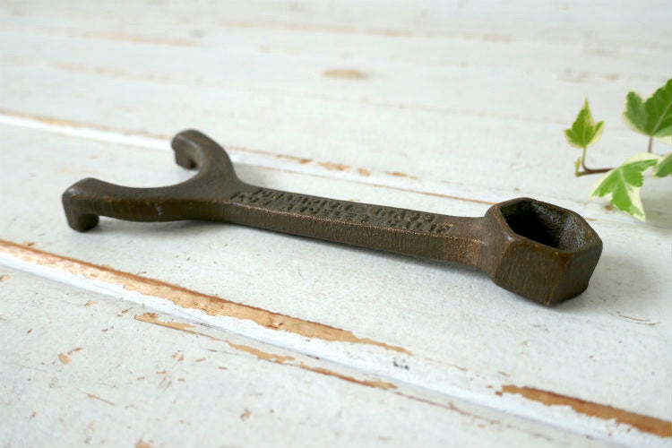 CHAMPION BRASS LOS ANGELES CALIF チャンピオン スプリンクラーヘッドレンチ ビンテージ 工具 真鍮製 USA