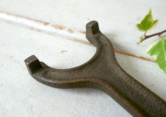 CHAMPION BRASS LOS ANGELES CALIF チャンピオン スプリンクラーヘッドレンチ ビンテージ 工具 真鍮製 USA