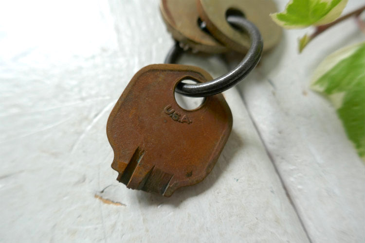 1960's GOOD LUCK 幸運を祈る グッドラック 蹄鉄 ヴィンテージ アドバタイジング キーホルダー ラスベガス カジノUSA