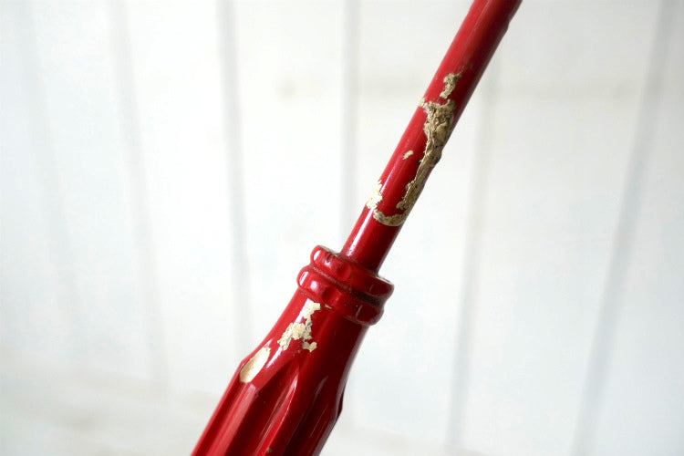 USA ヴィンテージ　マイナス ドライバー　工具　TOOLS レッドカラー クラシックハンドル　ペンキ付き