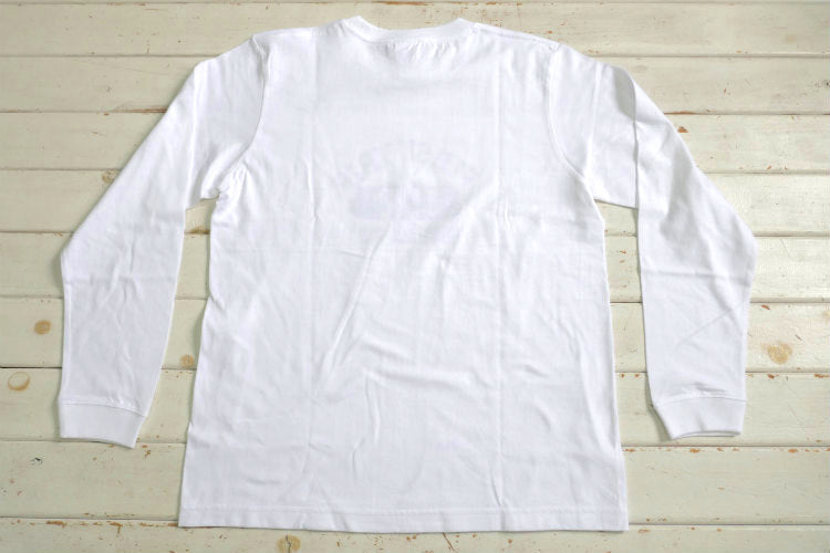 First Trip Surf All Day ファーストトリップ カレッジロゴ ホワイト ロングスリーブTシャツ ロンT 新品 アパレル