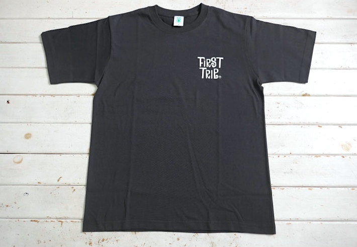 再入荷！First Trip ファーストトリップ スマイル＆キノコ 60's デザイン スミクロ オリジナル Tシャツ 新品 アパレル