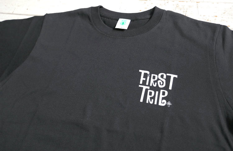 再入荷！First Trip ファーストトリップ スマイル＆キノコ 60's デザイン スミクロ オリジナル Tシャツ 新品 アパレル