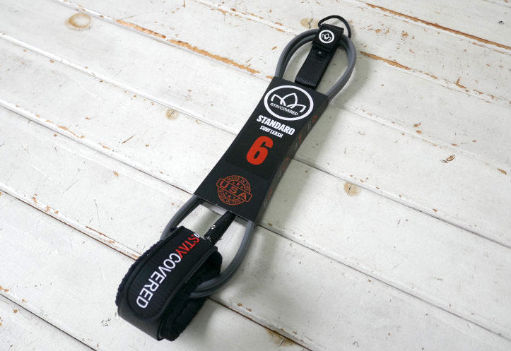 6' STANDARD マットグレー STAY COVERED ステイカバード USA カリフォルニア サーフィン リーシュコード USA