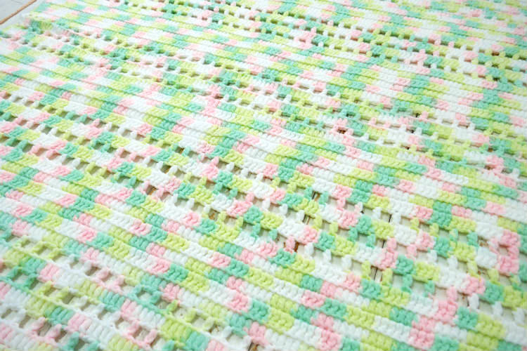 アメリカ パステルカラー ヴィンテージ ニットブランケット ひざ掛け ブランケット ベビーブランケット USA