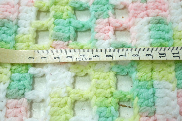 アメリカ パステルカラー ヴィンテージ ニットブランケット ひざ掛け ブランケット ベビーブランケット USA