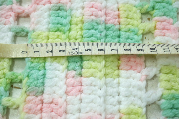 アメリカ パステルカラー ヴィンテージ ニットブランケット ひざ掛け ブランケット ベビーブランケット USA
