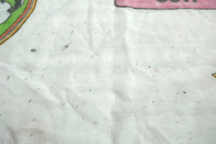 SNOOPY スヌーピー ピーナッツの仲間たち ディスコ柄 60' ヴィンテージ ユーズドシーツ ベッドシーツ(ボックスタイプ) USA