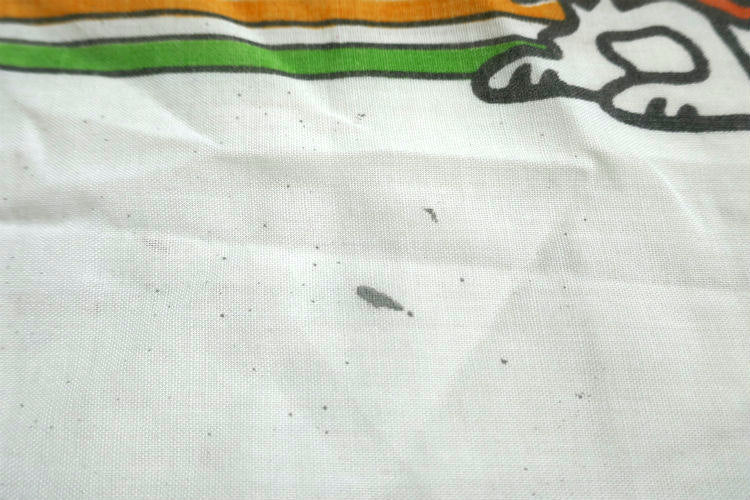 SNOOPY スヌーピー ピーナッツの仲間たち ディスコ柄 60' ヴィンテージ ユーズドシーツ ベッドシーツ(ボックスタイプ) USA