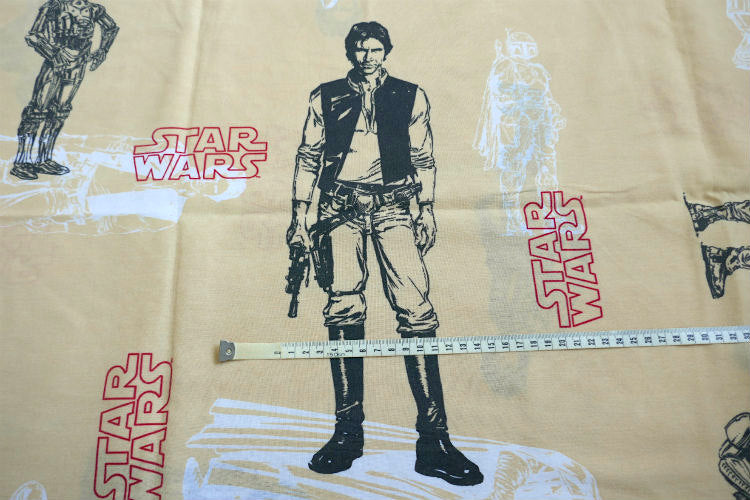 STAR WARS スターウォーズ ハンソロ ダースベイダー ヨーダ R2-D2 C-3PO レイアオーガナ フラットシーツ ベッドシーツ(1/2) USA