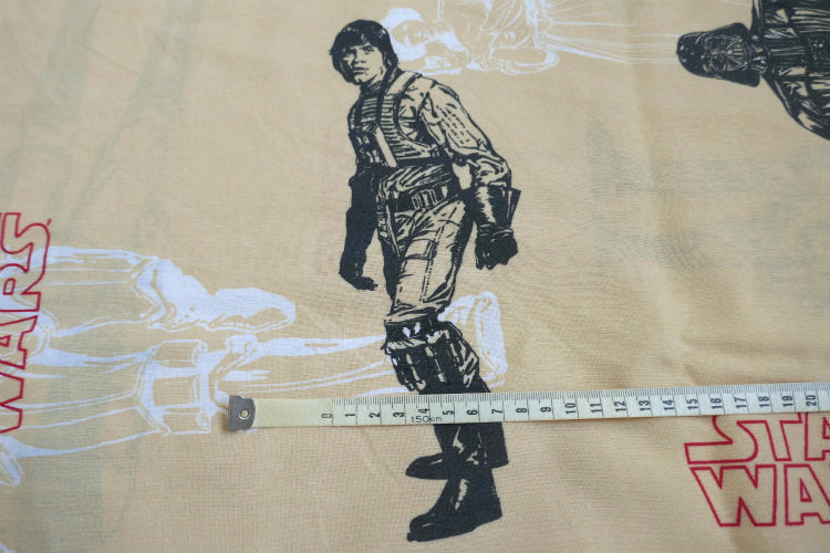 STAR WARS スターウォーズ ハンソロ ダースベイダー ヨーダ R2-D2 C-3PO レイアオーガナ フラットシーツ ベッドシーツ(1/2) USA