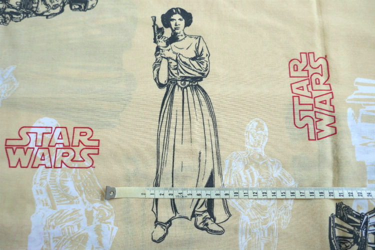 STAR WARS スターウォーズ ハンソロ ダースベイダー ヨーダ R2-D2 C-3PO レイアオーガナ フラットシーツ ベッドシーツ(1/2) USA